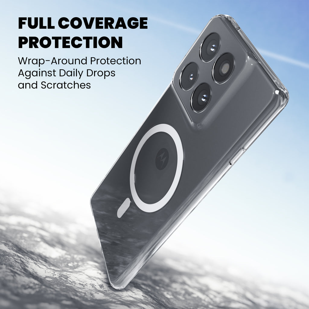 Anti-Yellow Magsafe Clear Case - Moto G37