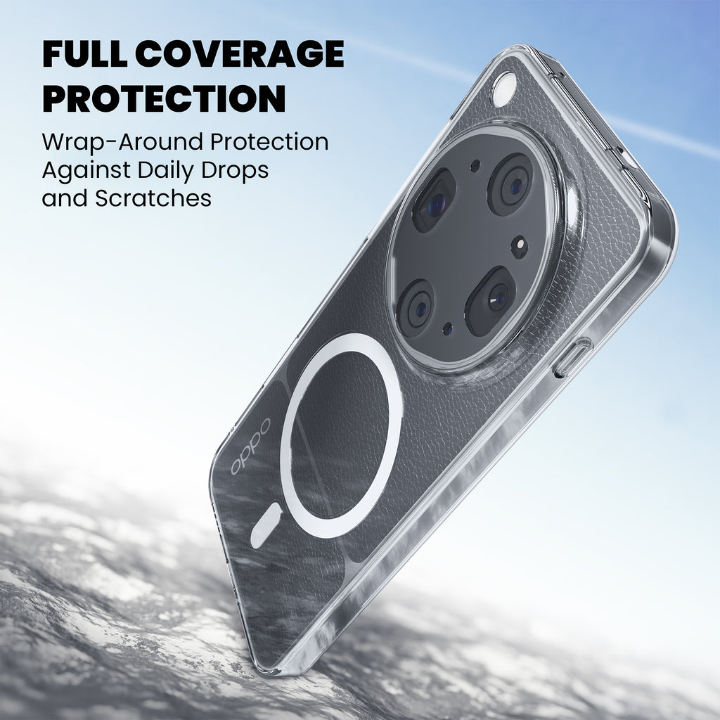 Anti-Yellow Magsafe Clear Case Oppo X Series