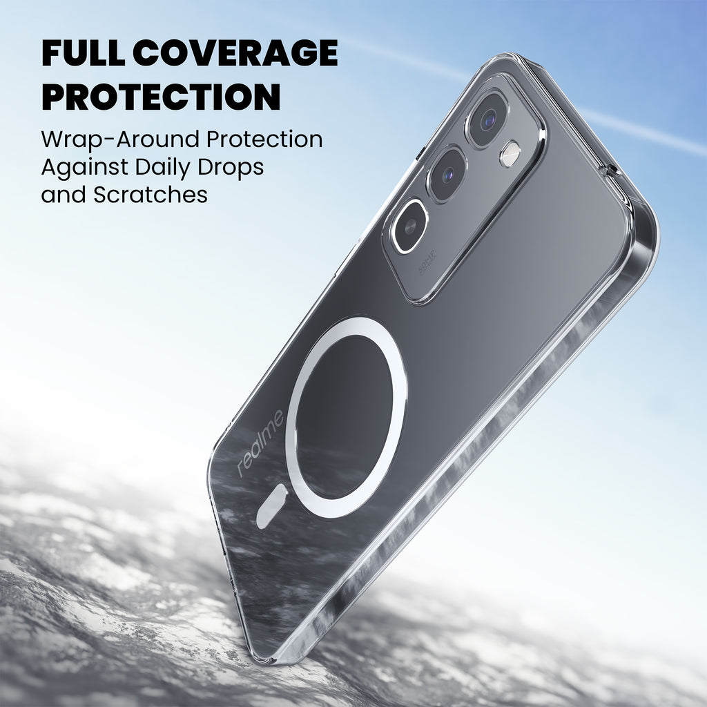 Anti-Yellow Magsafe Clear Case - Realme P4R 5G