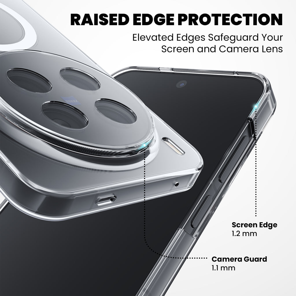 Anti-Yellow Magsafe Clear Case - Vivo X80 Pro