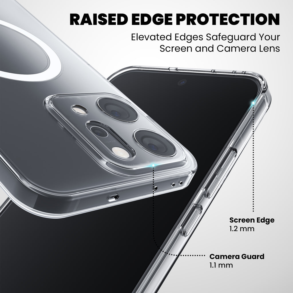 Anti-Yellow Magsafe Clear Case Oppo K Series