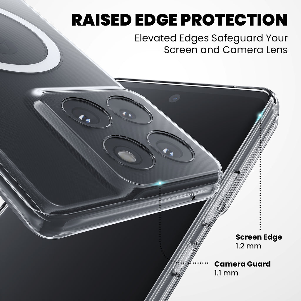 Anti-Yellow Magsafe Clear Case - Moto G37