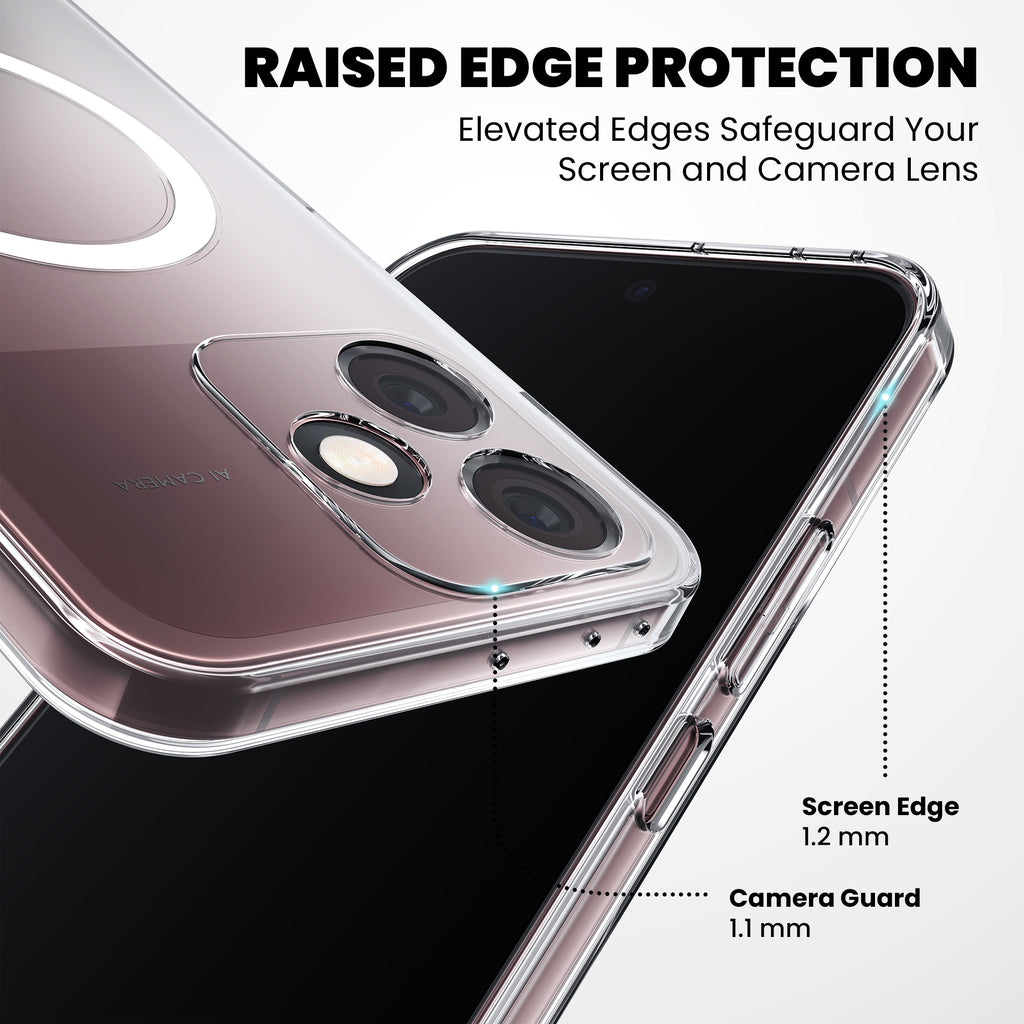 Anti-Yellow Magsafe Clear Case Oppo A Series