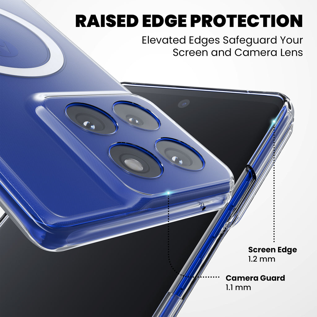 Anti-Yellow Magsafe Clear Case - Motorola Edge 60 Pro