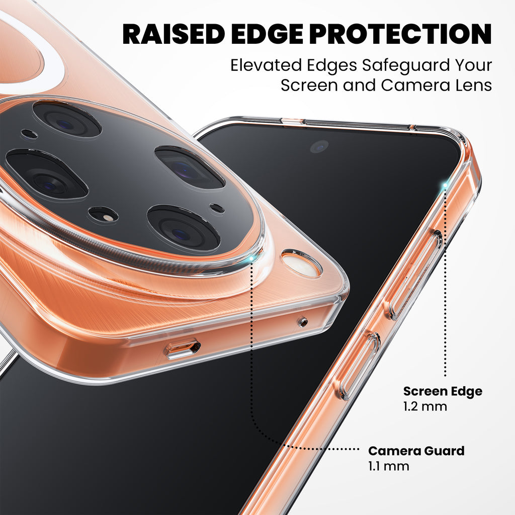 Anti-Yellow Magsafe Clear Case Oppo X Series