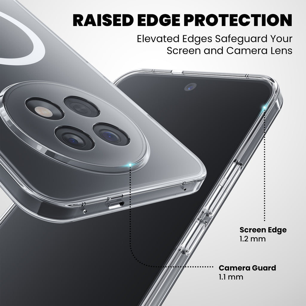 Anti-Yellow Magsafe Clear Case Oppo F Series