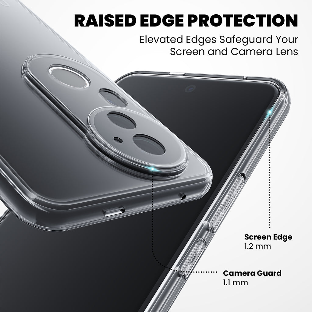 Anti-Yellow Clear Case - Vivo T4 Ultra