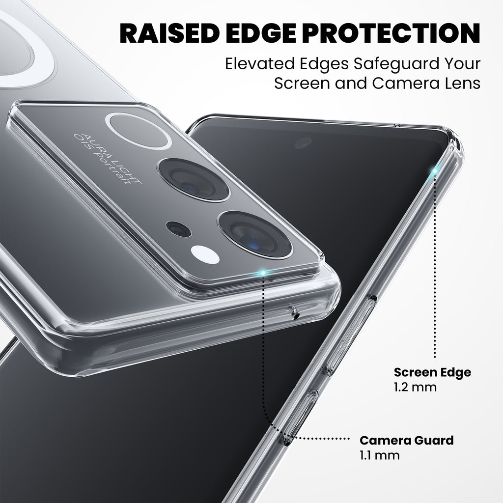 Anti-Yellow Magsafe Clear Case - Vivo T4 Lite 5G