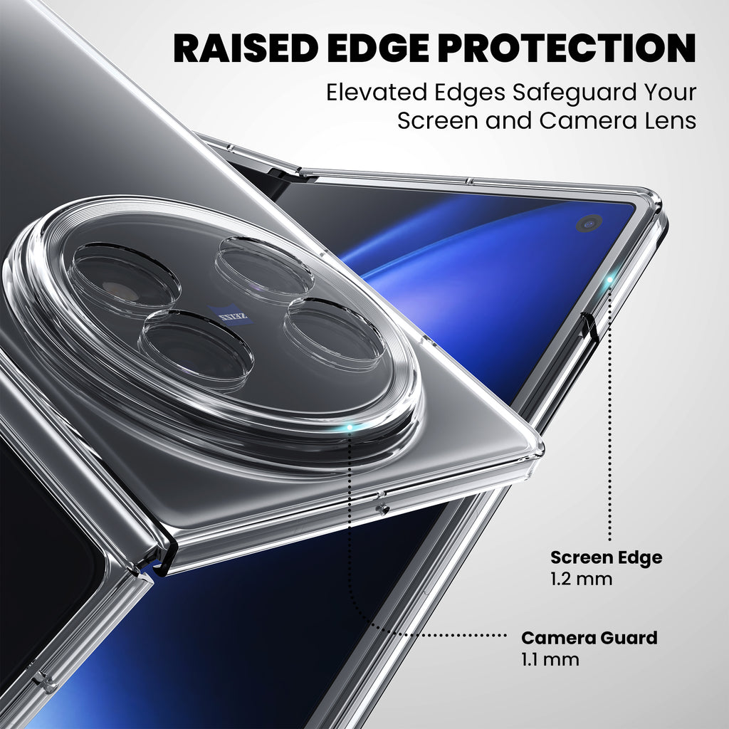 Anti-Yellow Clear Case - Vivo X Fold 3 Pro