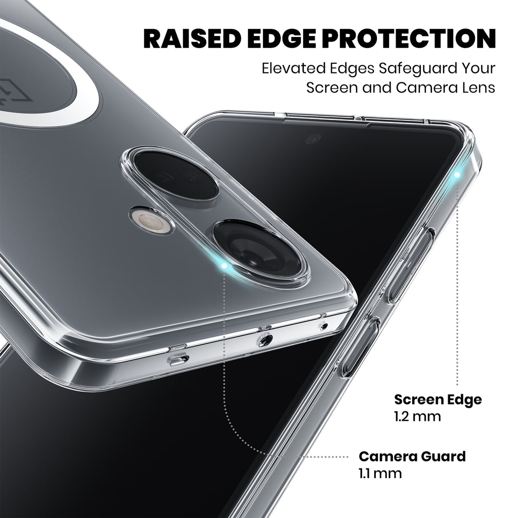 Anti-Yellow Magsafe Clear Case - OnePlus Nord CE 5