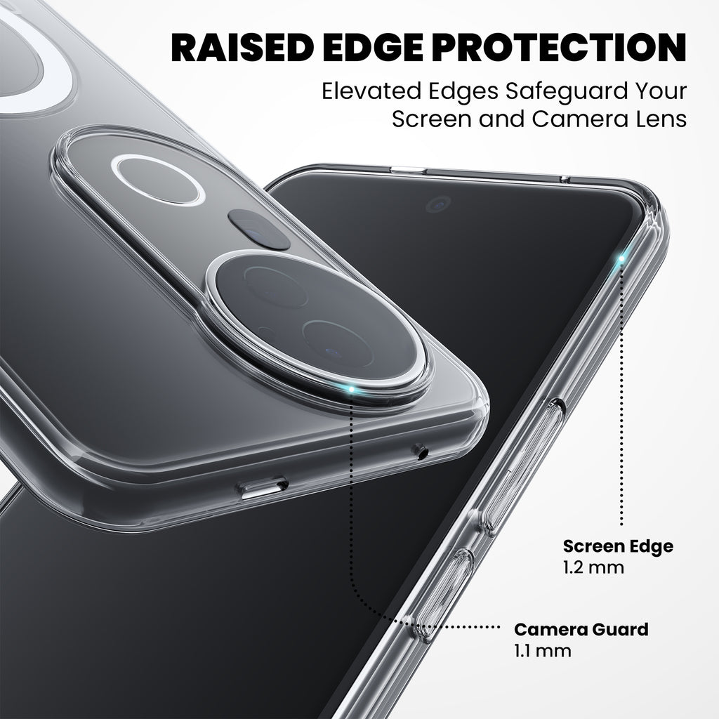 Anti-Yellow Magsafe Clear Case - Vivo V40e 5G