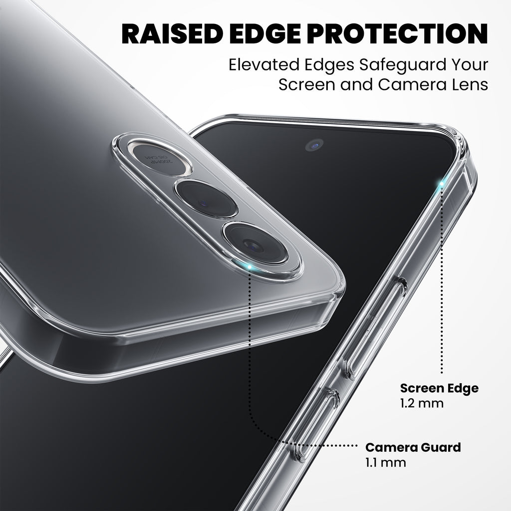 Anti-Yellow Clear Case - Vivo V70 FE