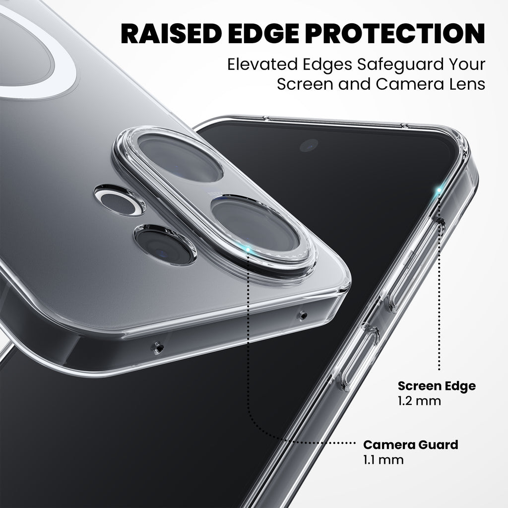 Anti-Yellow Magsafe Clear Case - Vivo X200 FE