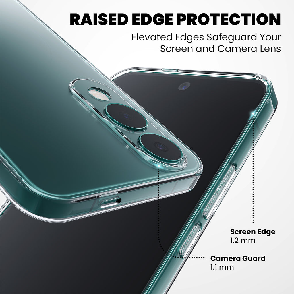 Anti-Yellow Clear Case - iQOO Z10 Lite 5G