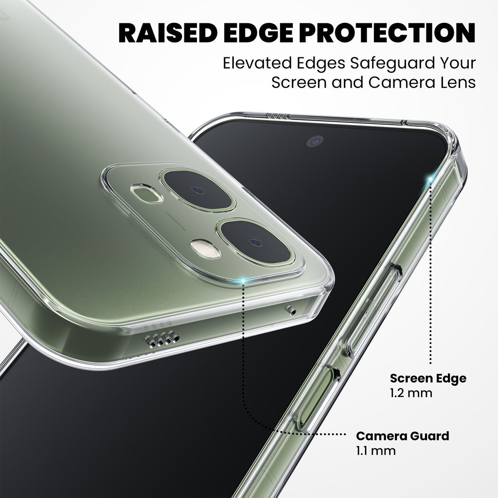 Anti-Yellow Clear Case - Vivo T5x 5G