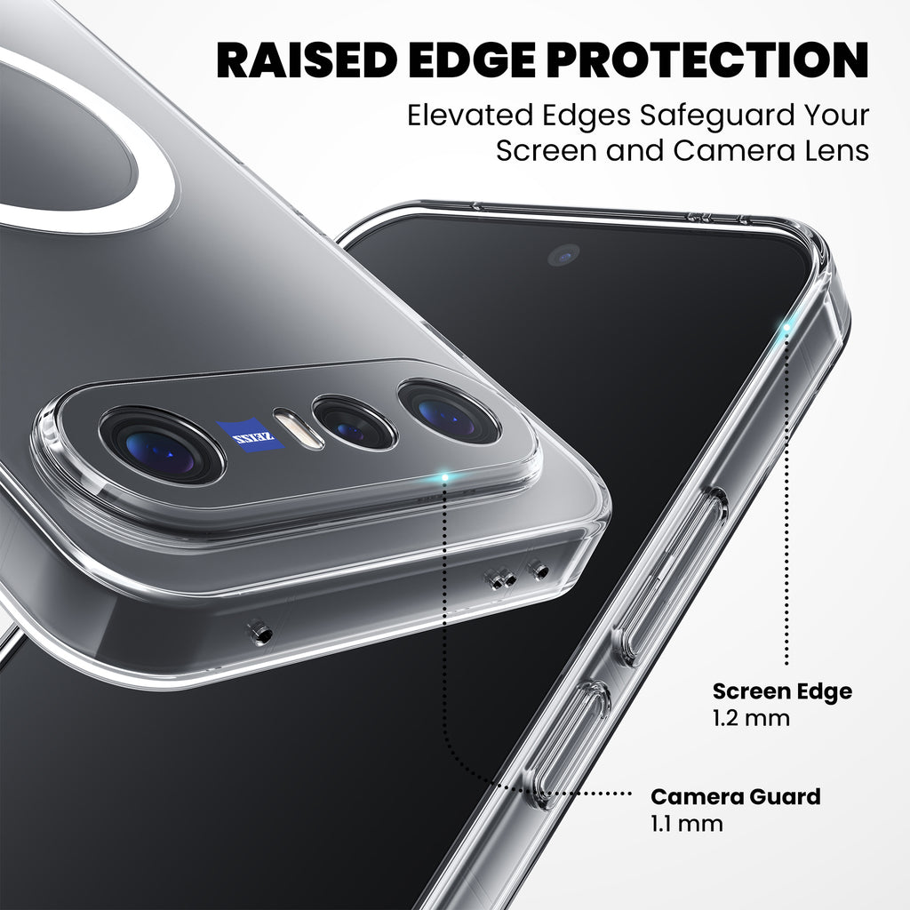 Anti-Yellow Magsafe Clear Case - Vivo X300 FE