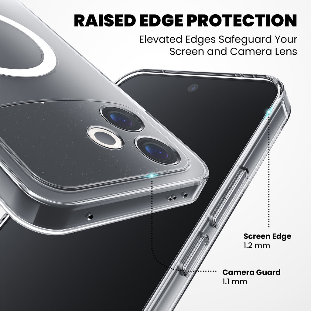 Anti-Yellow Magsafe Clear Case Oppo F Series