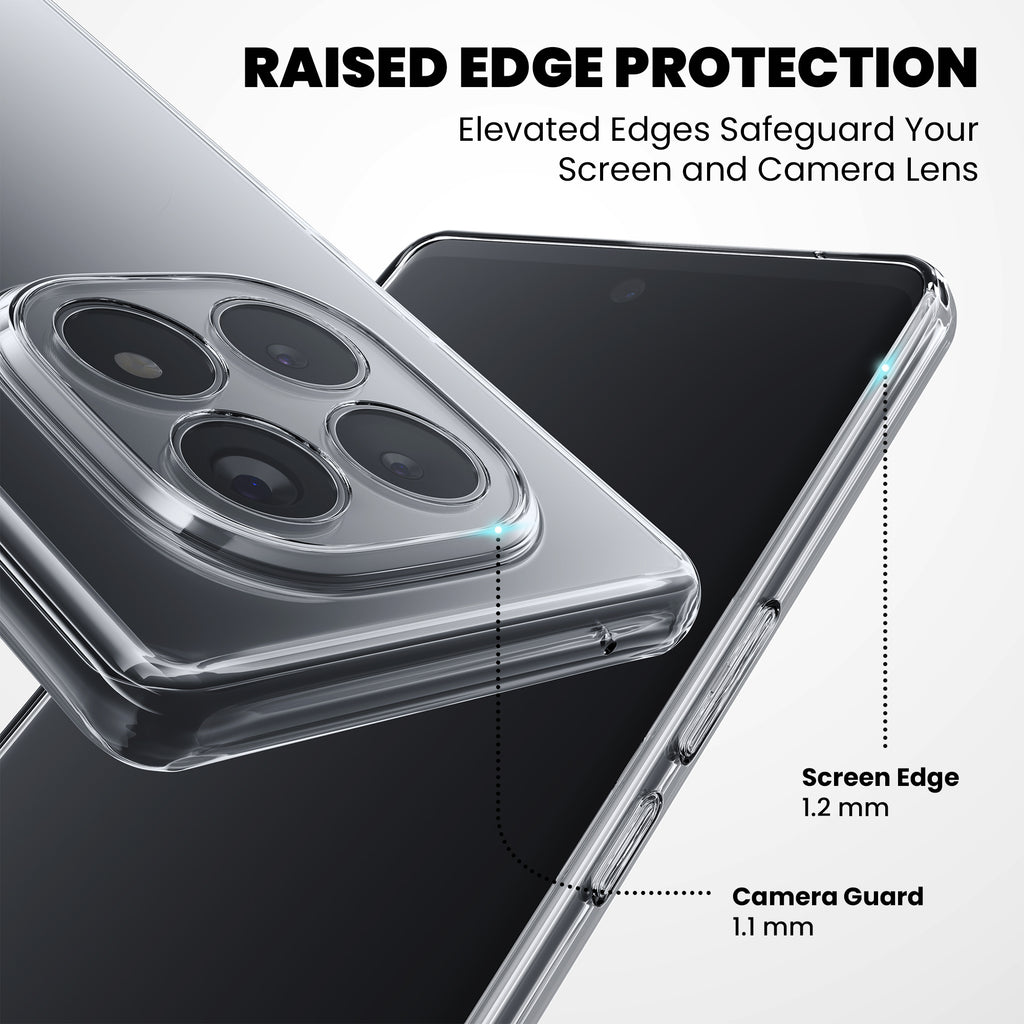 Anti-Yellow Clear Case - Redmi Note 14 Pro Plus 5G