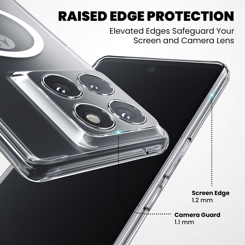 Anti-Yellow Magsafe Clear Case - Motorola Edge 70 Max