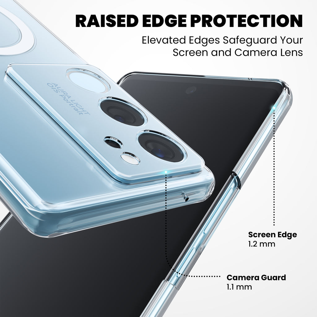 Anti-Yellow Magsafe Clear Case - Vivo V29 Pro