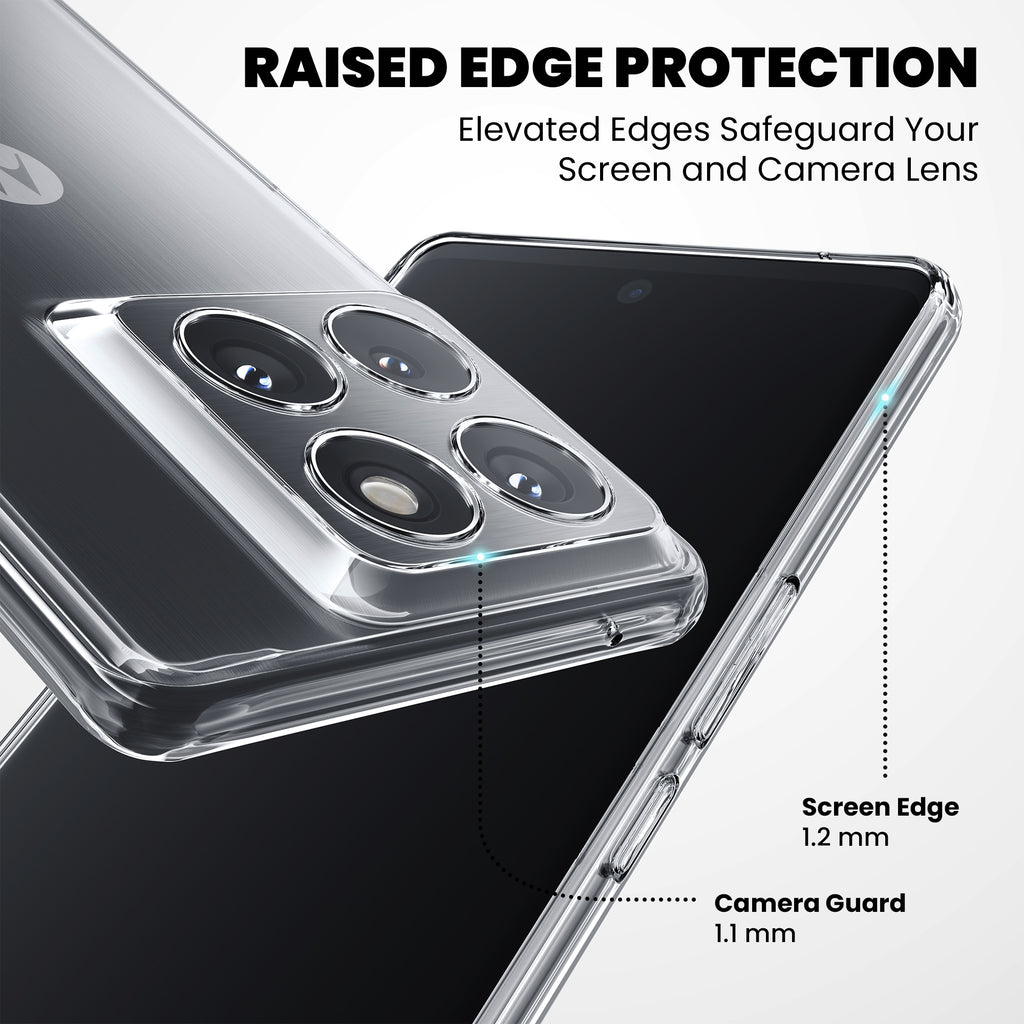 Anti-Yellow Clear Case - Motorola Edge 70 Pro Plus