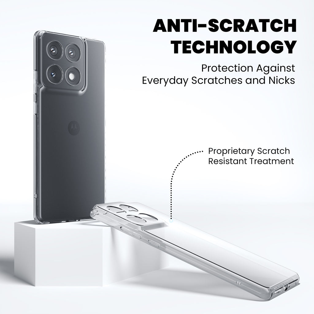 Anti-Yellow Clear Case - Motorola Signature