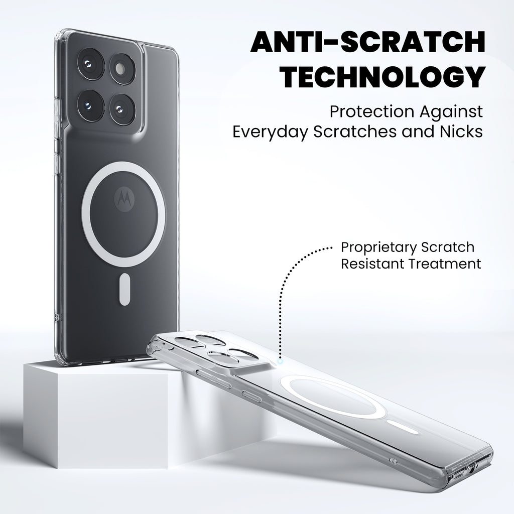 Anti-Yellow Magsafe Clear Case - Moto G67 Power 5G