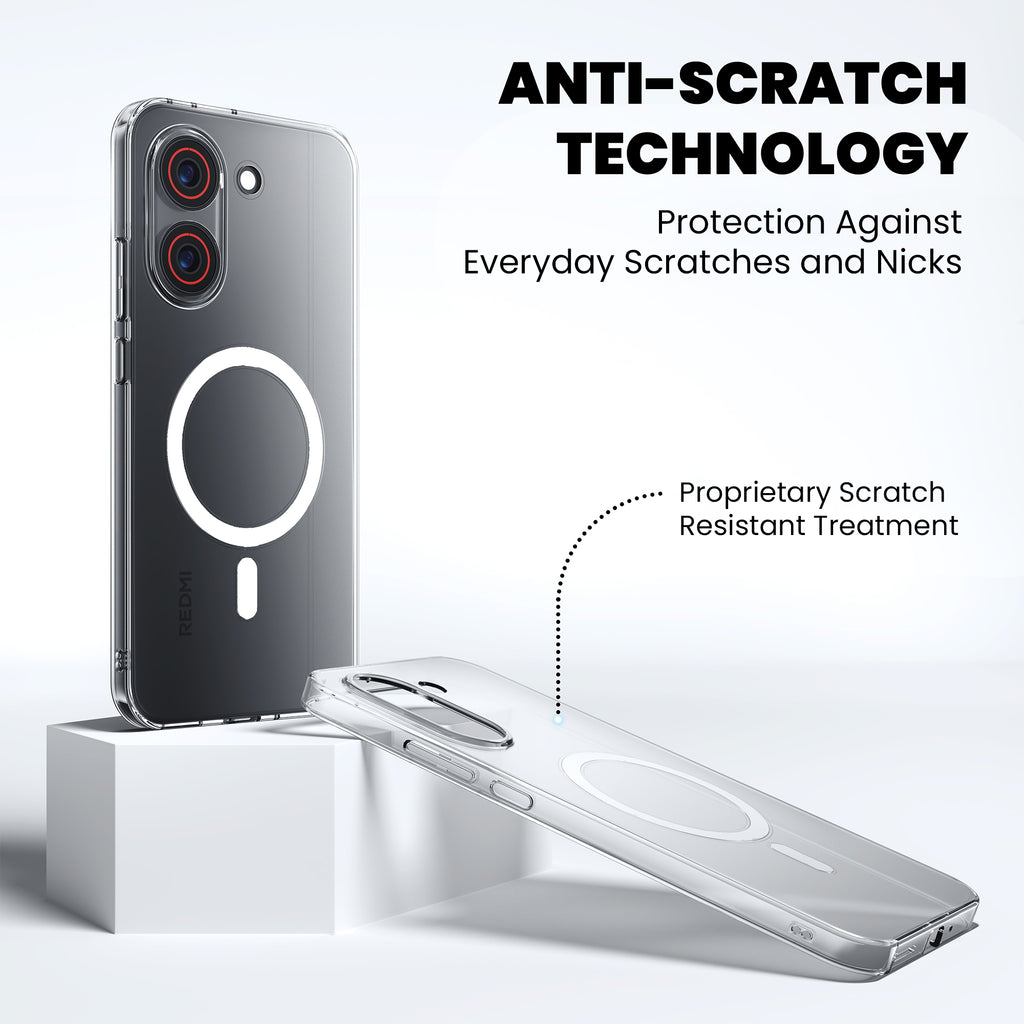 Anti-Yellow Magsafe Clear Case - Redmi Turbo 5