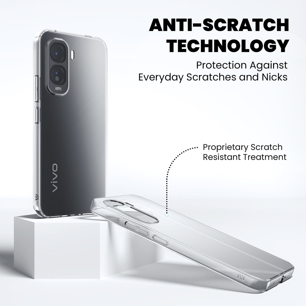 Anti-Yellow Clear Case - Vivo T5 Pro 5G