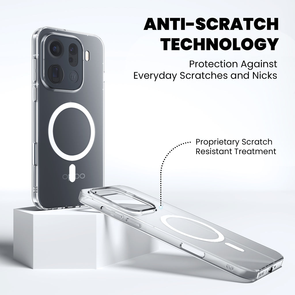 Anti-Yellow Magsafe Clear Case Oppo A Series