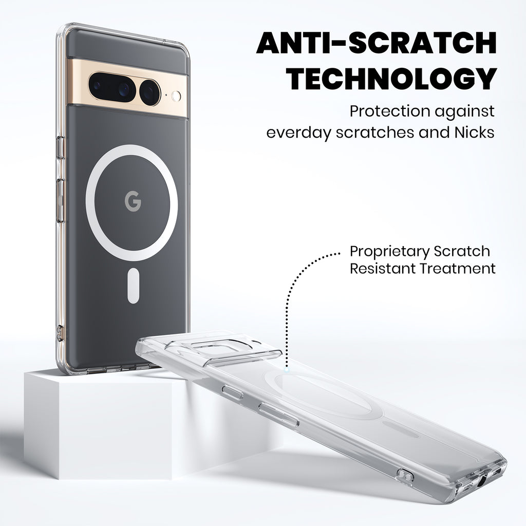 Anti-Yellow Magsafe Clear Case Google Pixel