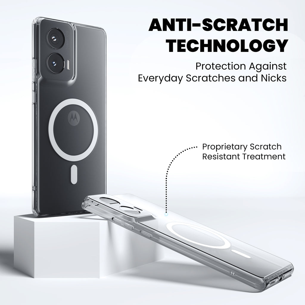 Anti-Yellow Magsafe Clear Case - Moto G06 Power