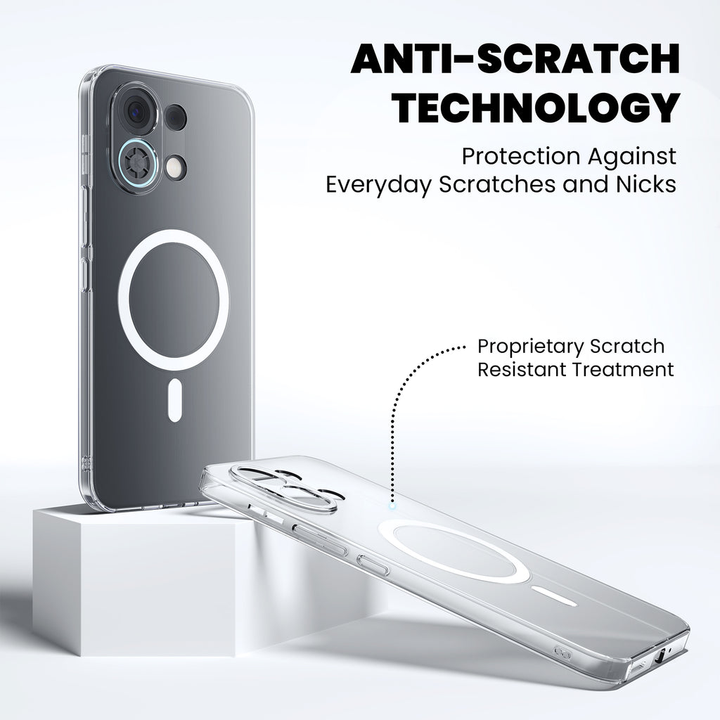 Anti-Yellow Magsafe Clear Case Oppo K Series
