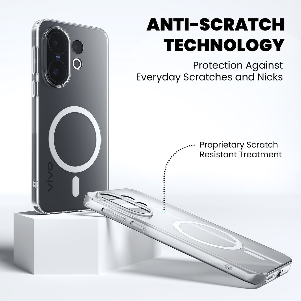 Anti-Yellow Magsafe Clear Case - Vivo Y17s
