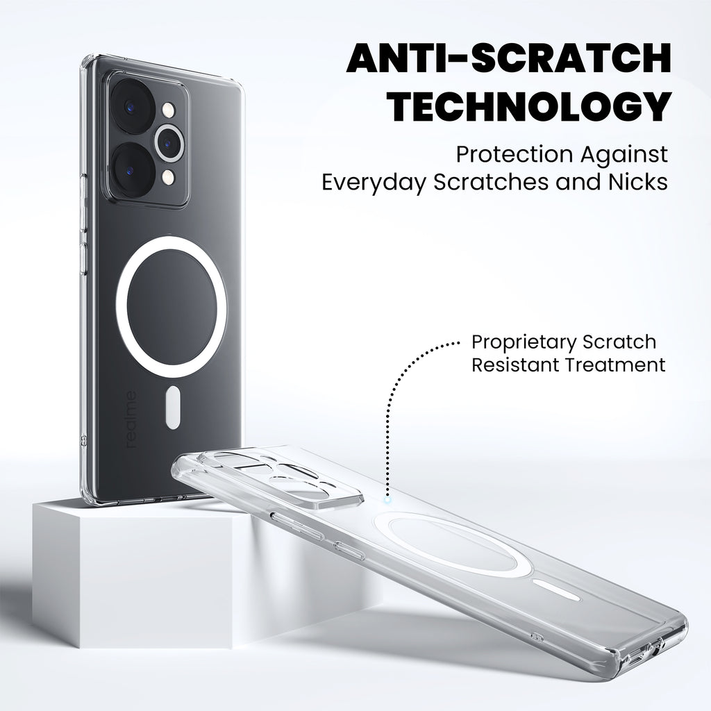 Anti-Yellow Magsafe Clear Case - Realme 9 Pro 5G