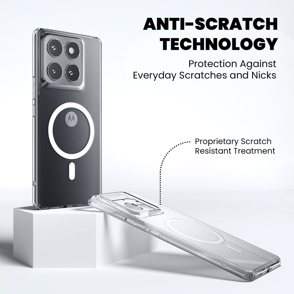 Anti-Yellow Magsafe Clear Case - Motorola Edge 70 Max