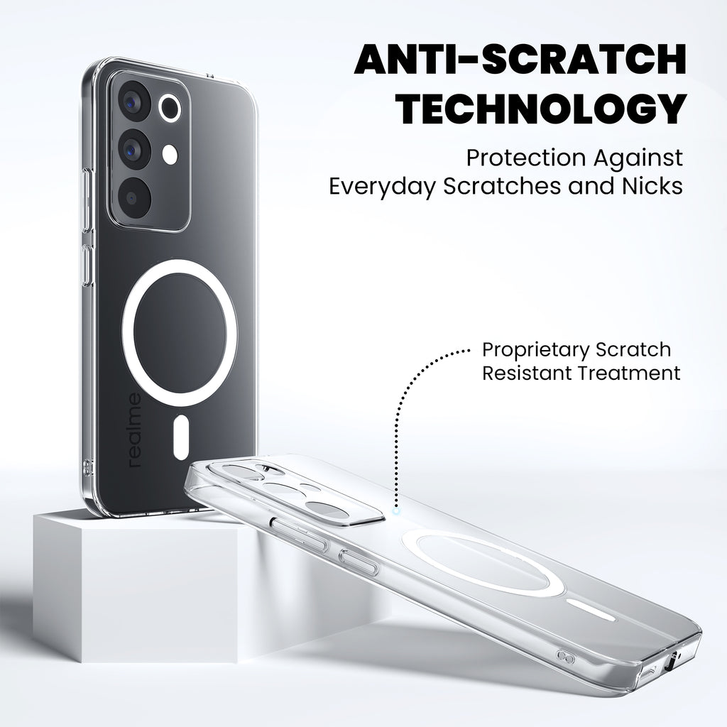 Anti-Yellow Magsafe Clear Case - Realme 15x 5G