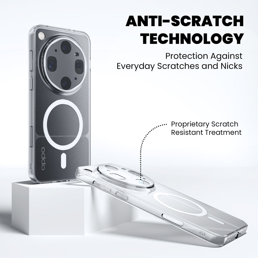 Anti-Yellow Magsafe Clear Case Oppo X Series