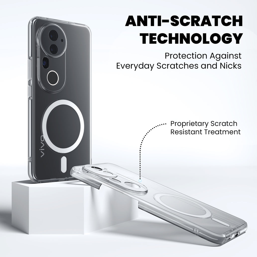 Anti-Yellow Magsafe Clear Case - Vivo T3 Ultra