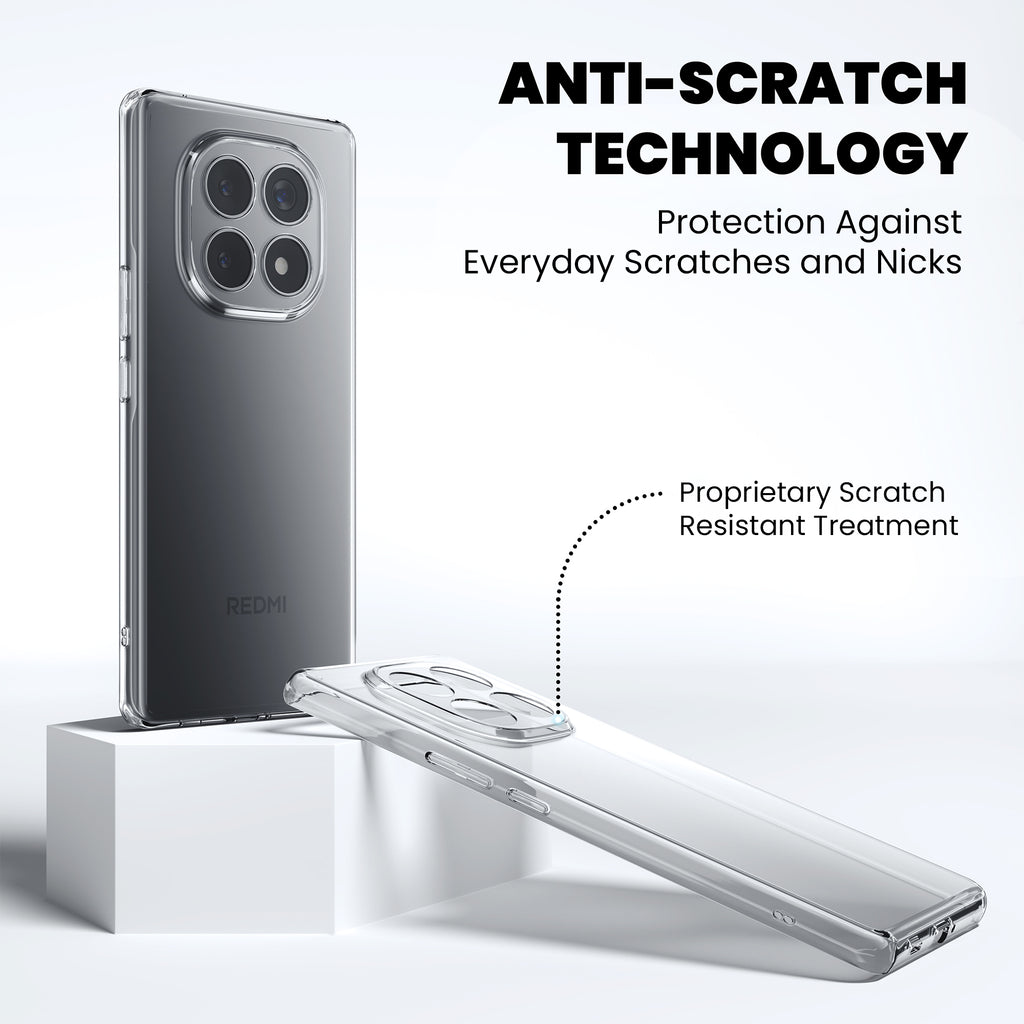 Anti-Yellow Clear Case - Redmi Note 14 Pro 5G