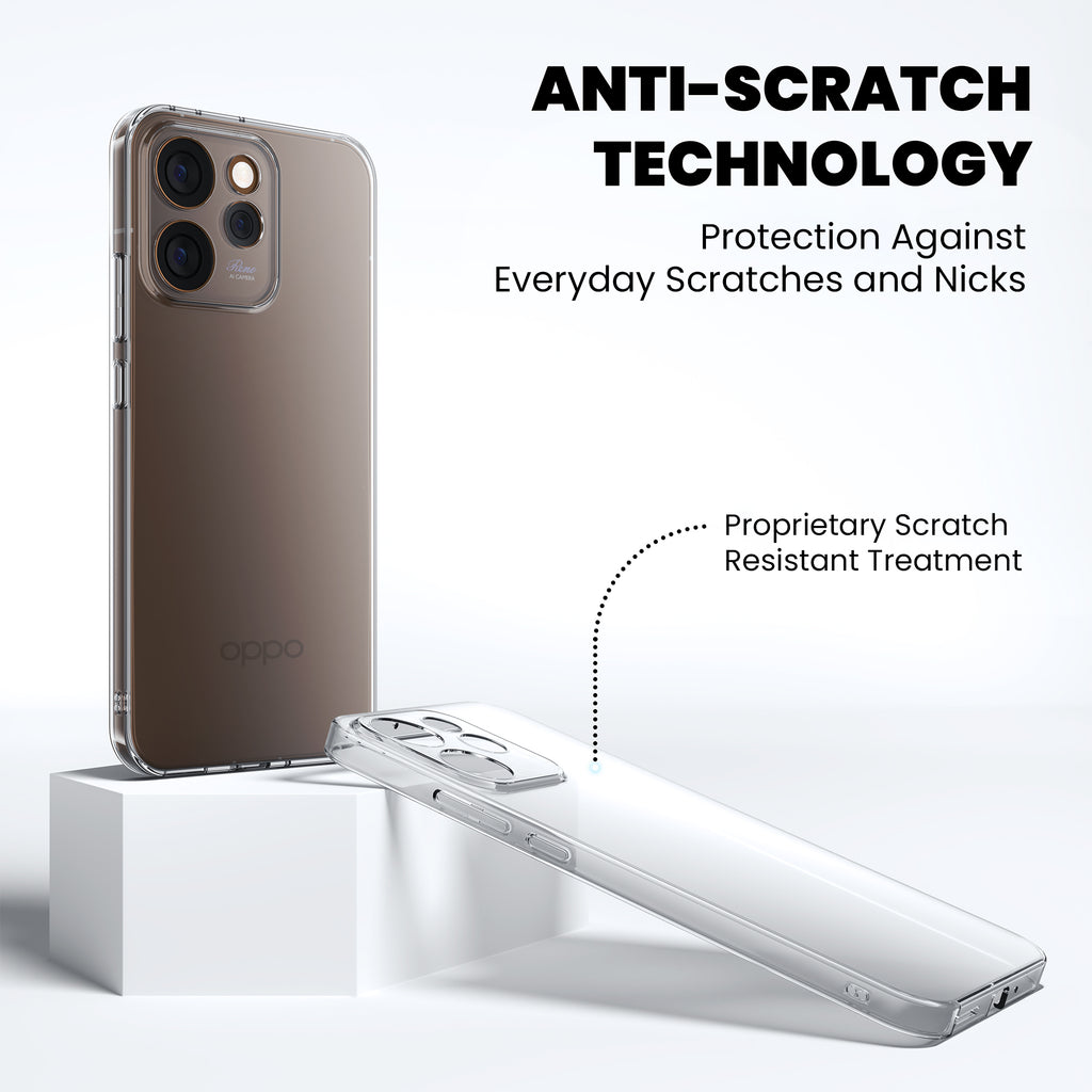 Anti-Yellow Clear Case Oppo Reno Series