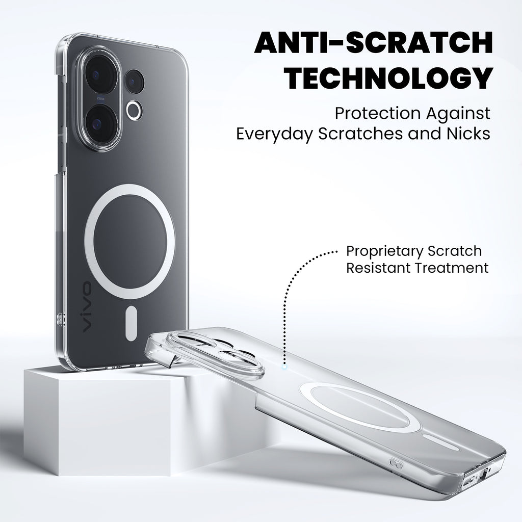 Anti-Yellow Magsafe Clear Case - Vivo V15 Pro