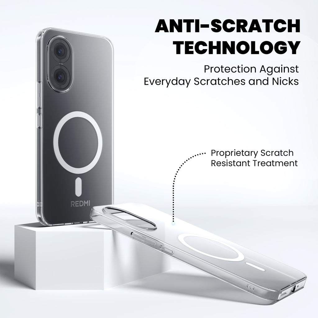 Anti-Yellow Magsafe Clear Case - Redmi Note 8