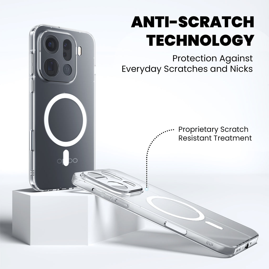Anti-Yellow Magsafe Clear Case Oppo X Series