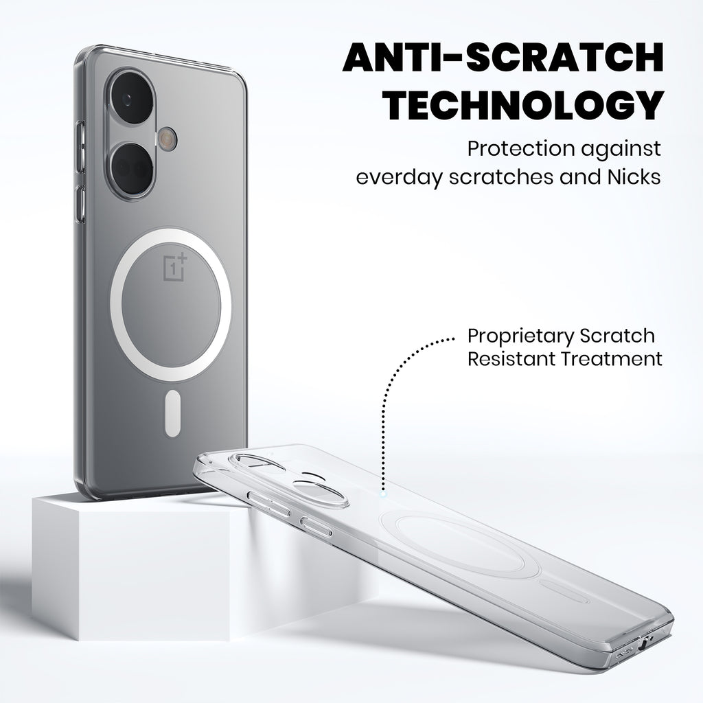 Anti-Yellow Magsafe Clear Case - OnePlus Nord CE 5