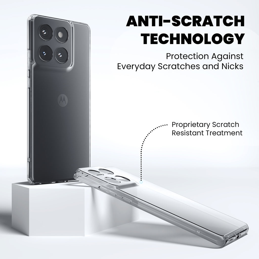 Anti-Yellow Clear Case - Moto G77 Power