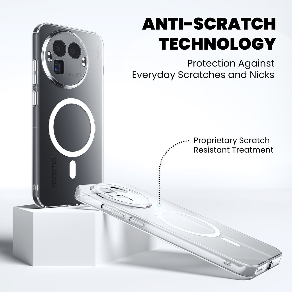 Anti-Yellow Magsafe Clear Case - Realme C65 5G