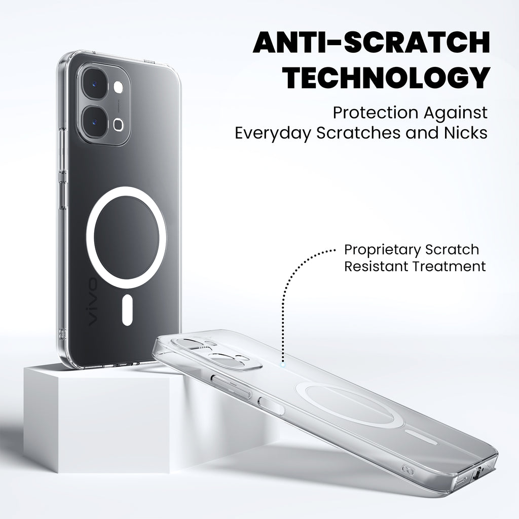 Anti-Yellow Magsafe Clear Case - Vivo Y51 Pro 5G