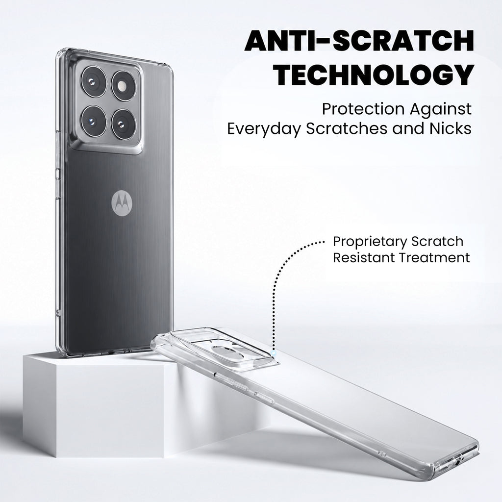 Anti-Yellow Clear Case - Motorola Edge 70 Max