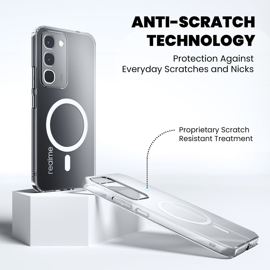 Anti-Yellow Magsafe Clear Case - Realme Narzo 100 Lite 5G